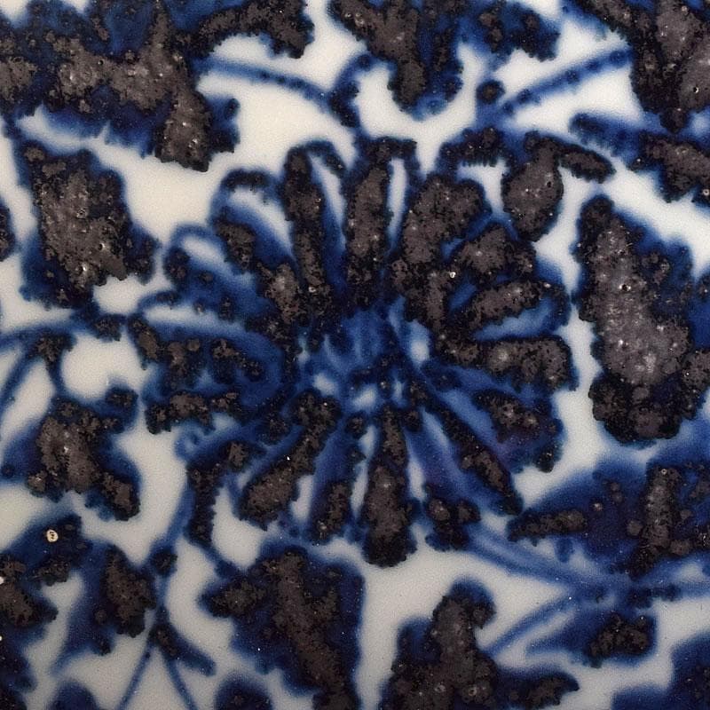 中国　青花　纏枝花弁文　大鉢　M　R8190