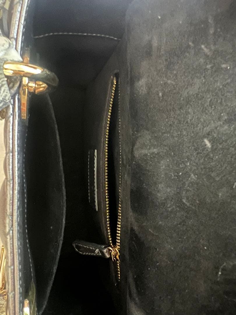 Christian Dior グレー バッグ レディディオール ミッツァ付き