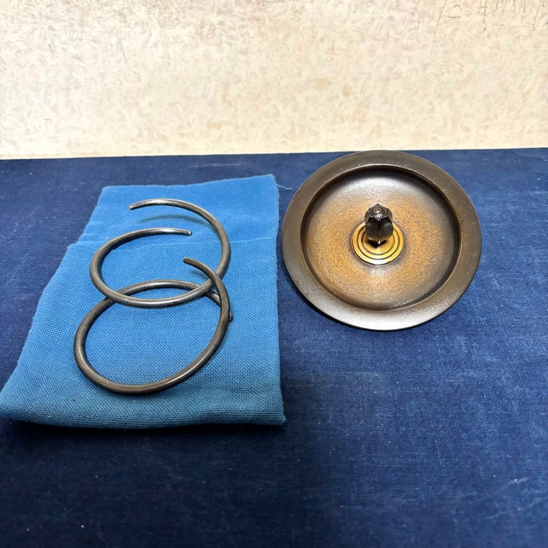 人間国宝敬典造/風炉/茶釜/電熱器/焼色面取風炉/棗釜/野々田