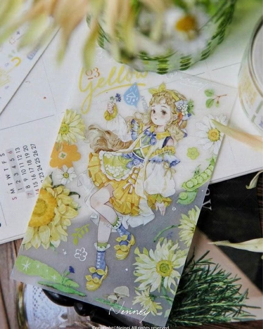 SALE】【新品】海外マステ 野柚Neinei【美味时时季】 4本巻売り - メルカリ