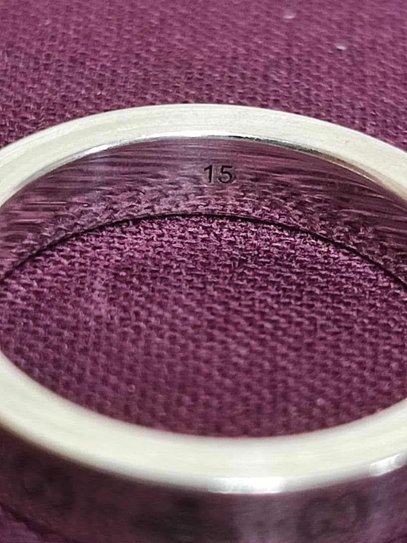 専用　新品 グッチ リング GUCCI GG＆ビー 指輪 15号