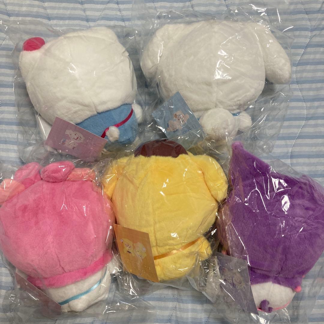 ちいかわ サンリオ コンプリート ぬいぐるみ コンプ マスコット 5種　5点