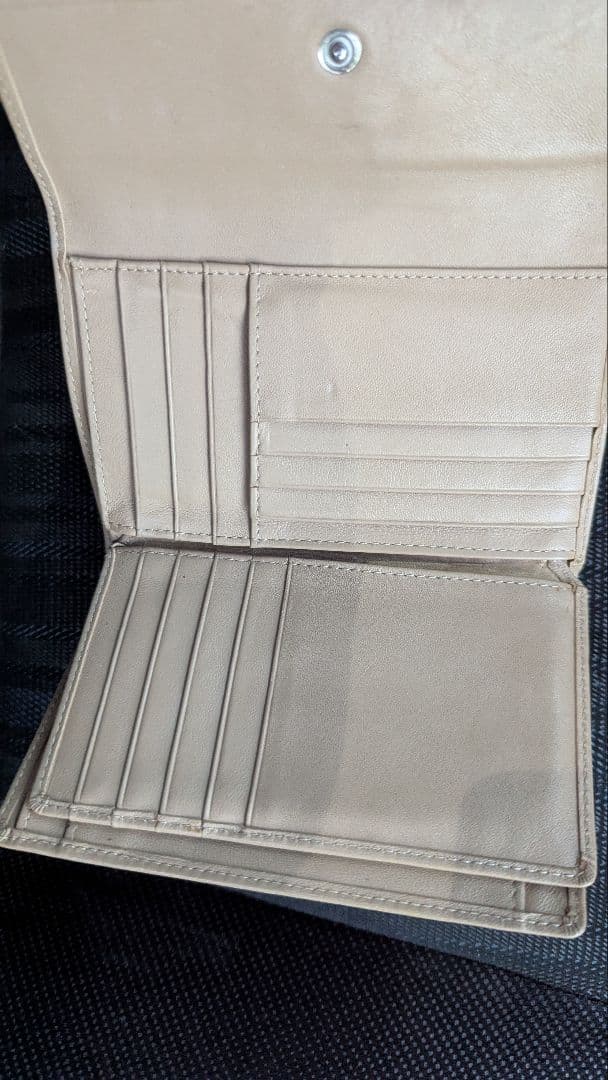 す*う様 CHANEL 二つ折り財布 ベージュ