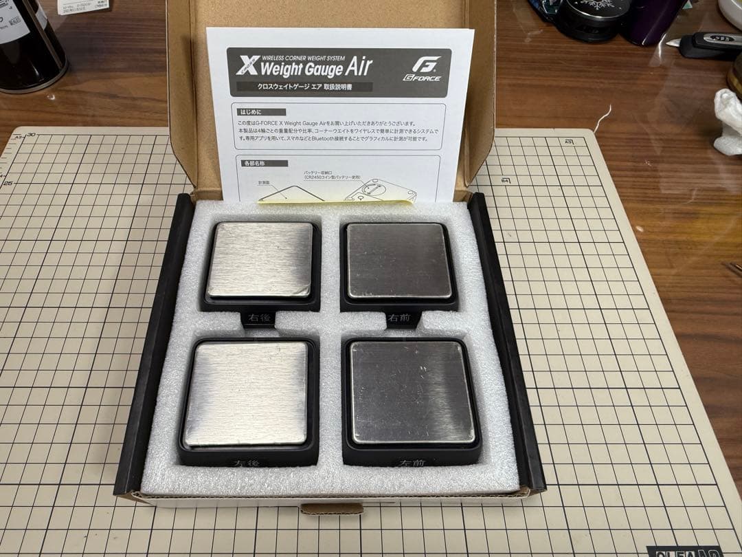 ガ*ツ様 X Weight Gauge Air コーナーウェイト測定システム 4