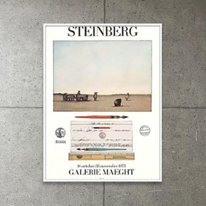 額装品/CRAYON1973/ソウルスタインバーグ/ポスター/アート/インテリア ソール・スタインバーグポスター | YANAGISAWA GALLERY ONLINE SHOP