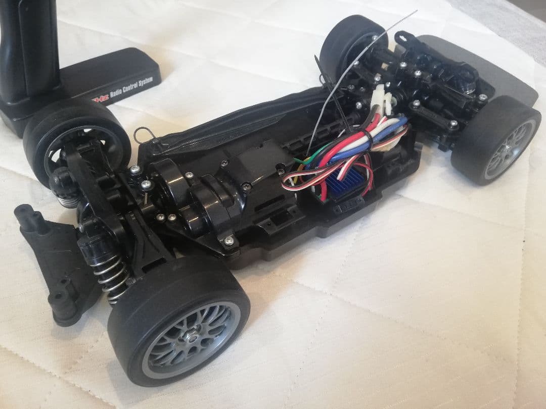 1/10 タミヤ TT-02 メカ付 プロポ付 シャーシ 2.4GHz