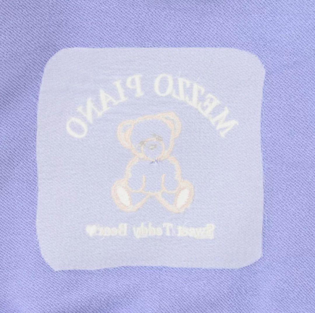 《新品タグ付き》メゾピアノ　ビッグカラークマトレーナー　セットアップ　140