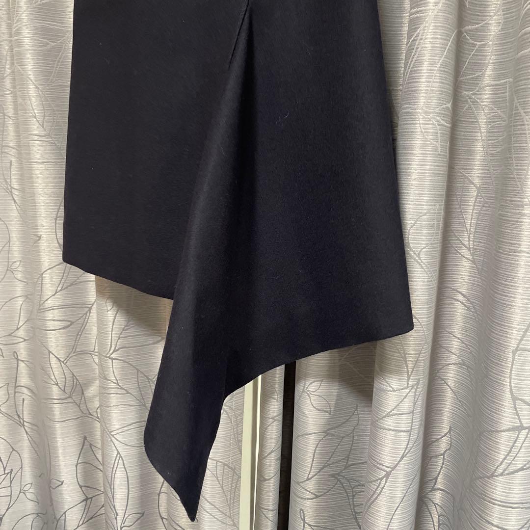 【名作】sacai 変形デザイン ウール スカート 19AW ブラック