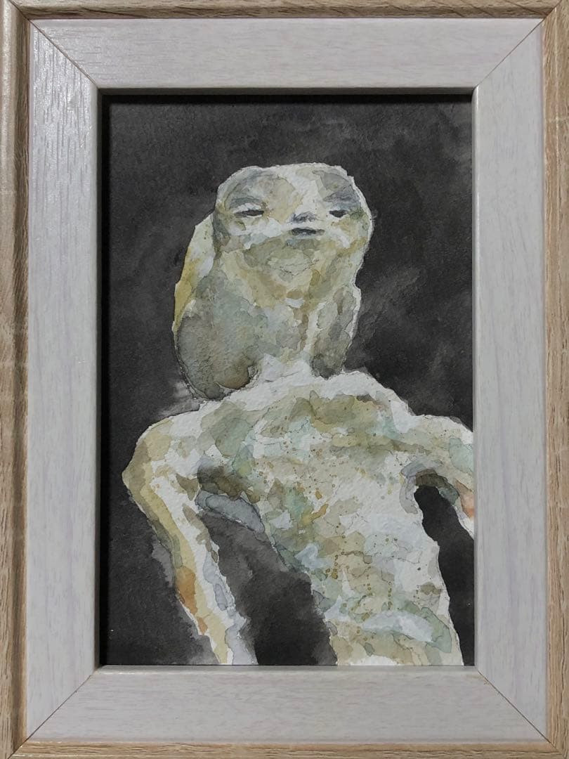 絵画一点物油絵50号micchan作