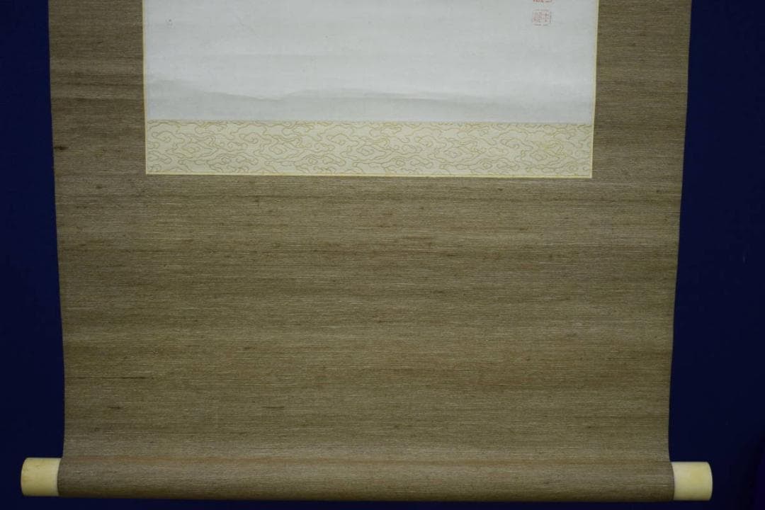 真作/藤井松林/人物図/布袋屋掛軸HH-780