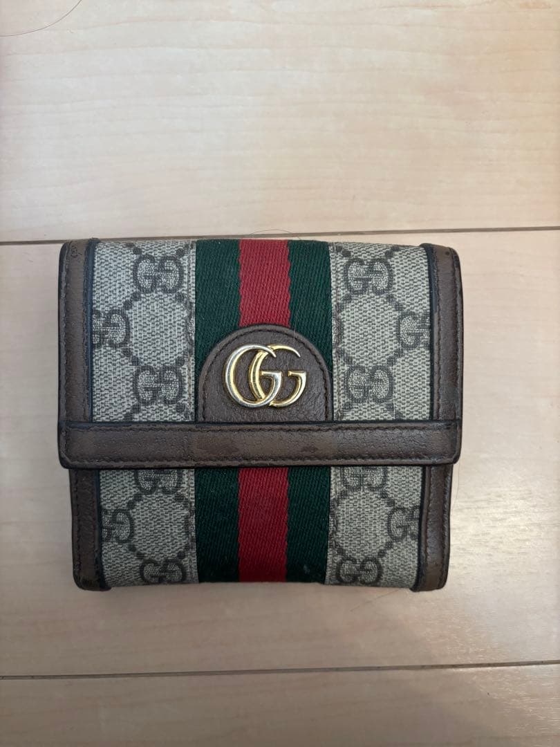 Gucci GGパターン 二つ折り財布