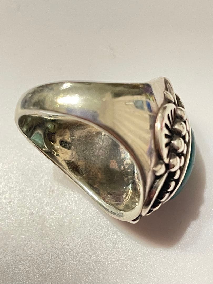 ★【90S】ターコイズ　リング　19号 silver925 ヴィンテージ★