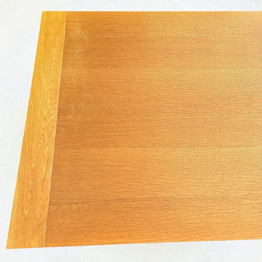 【IDC　大塚家具】　伸長式　ダイニング　テーブル　オーク材　幅84↔120