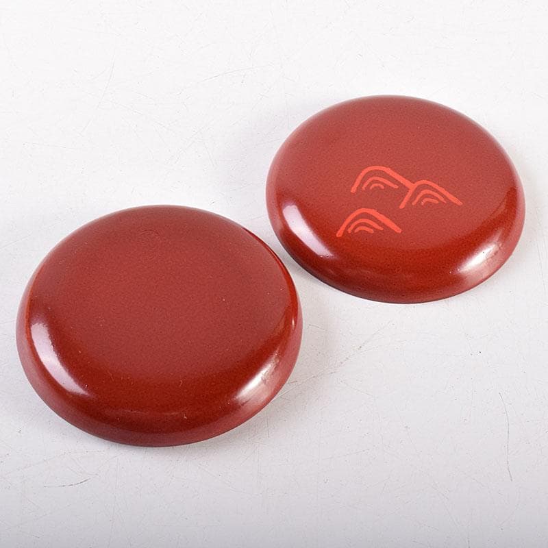 茶道具　讃岐漆器　宗家　後藤盆　後藤昌基作　香合　共布共箱　V　7954