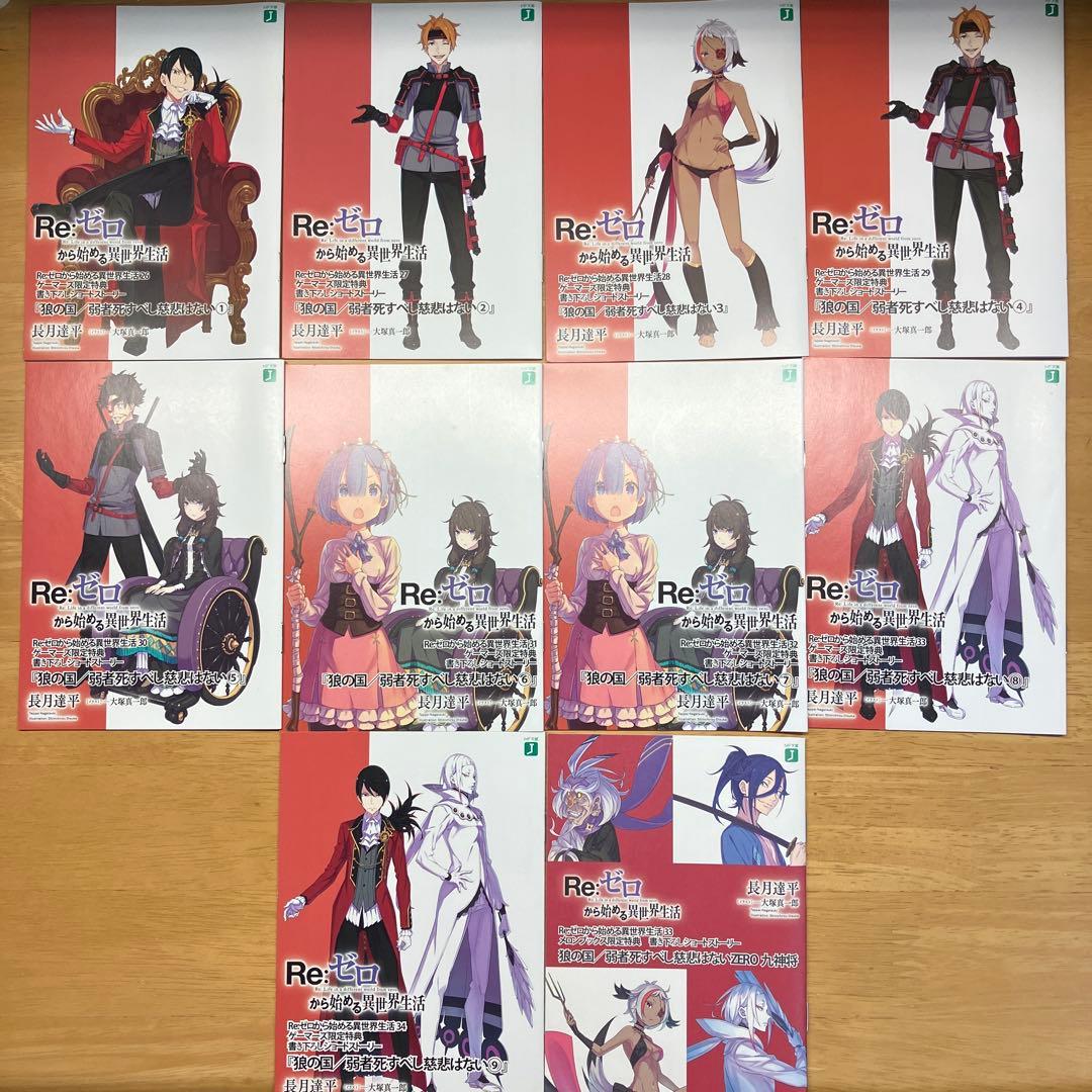 リゼロ 書き下ろし特典 ss 『狼の国／弱者死すべし慈悲はない』10種