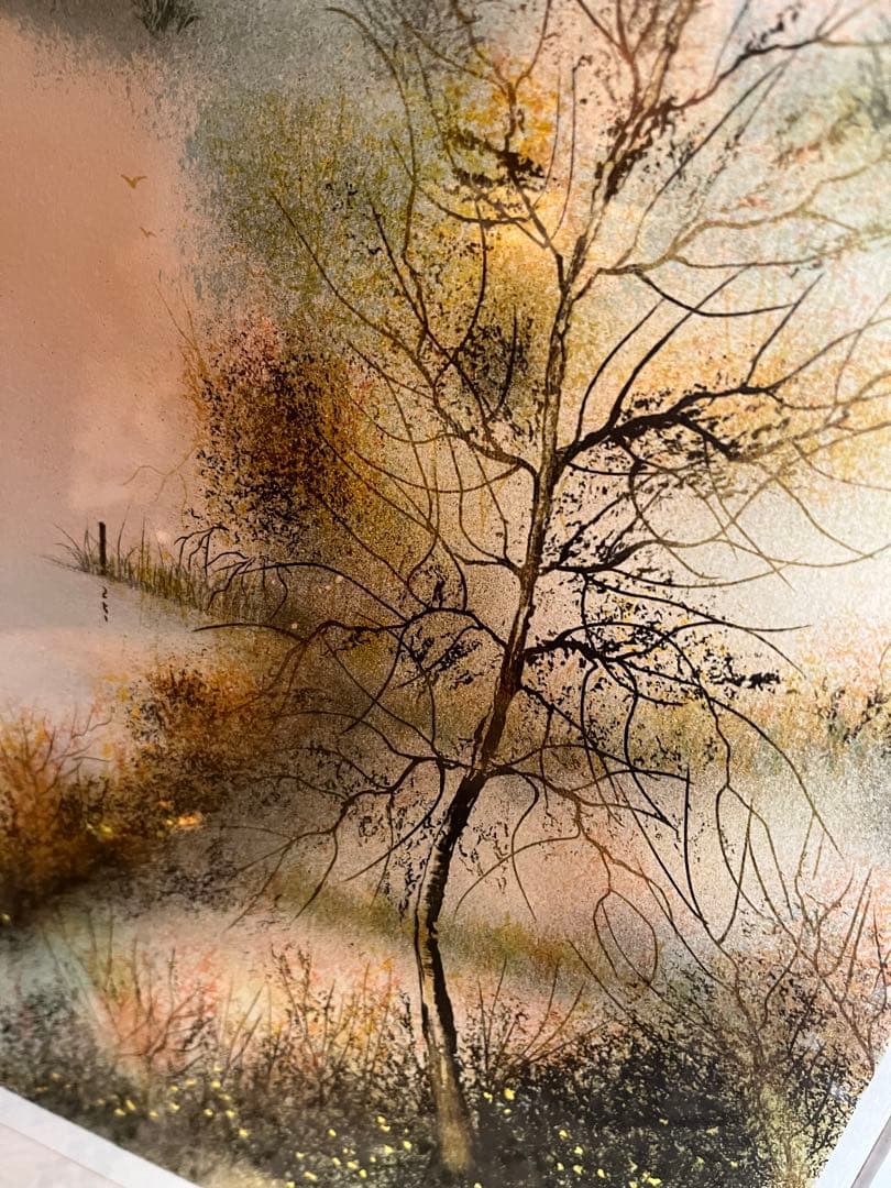 絵画 水彩画 リトグラフ