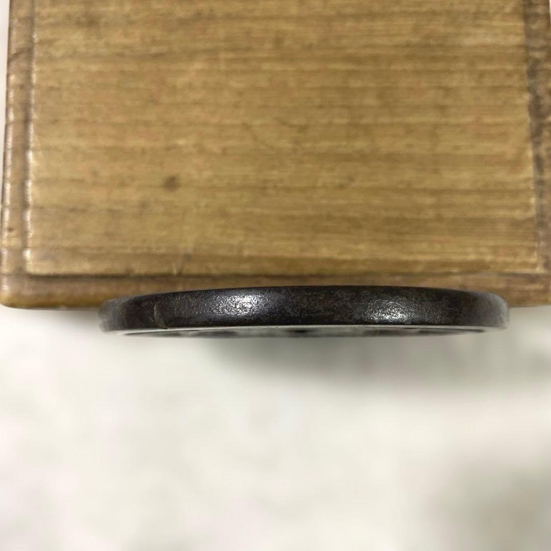 B-62 鍔　鉄地　武具　刀装具　日本　骨董品　時代物　美術品　工芸品