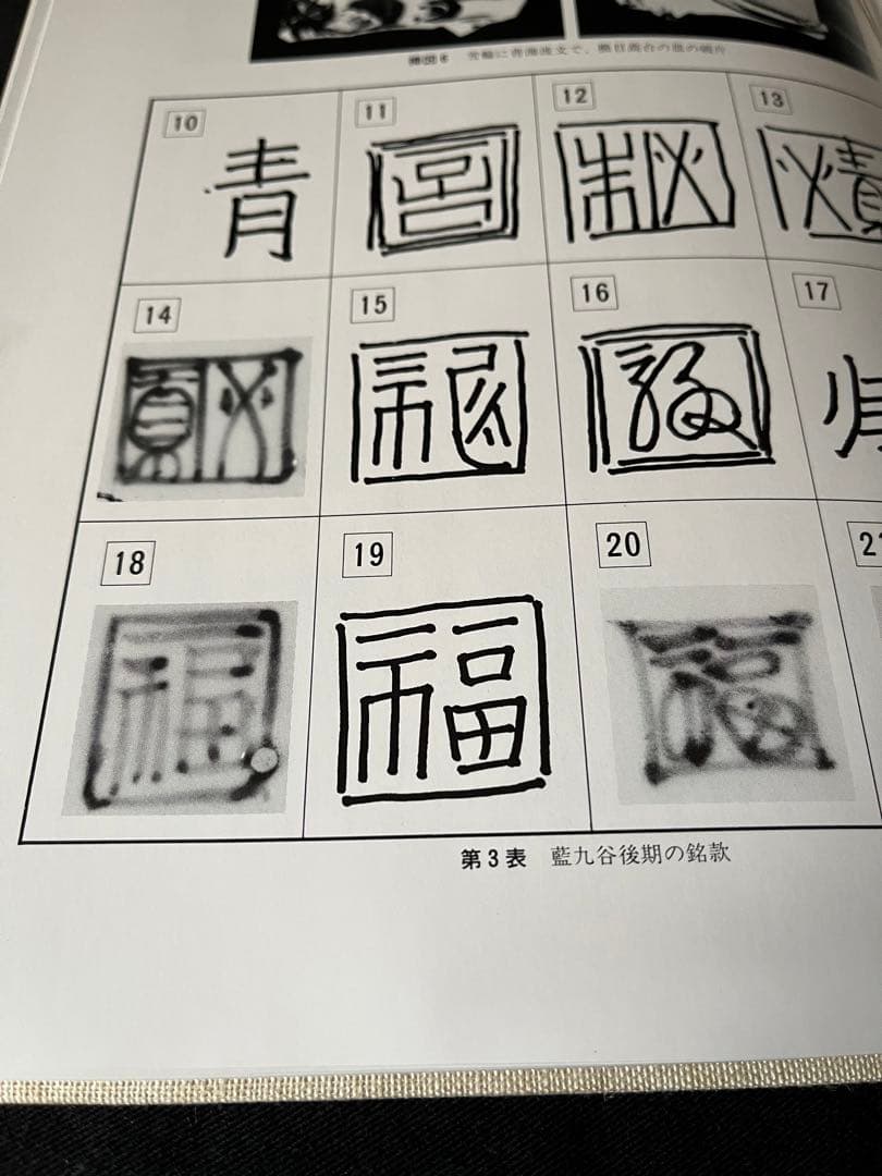 もう極めて貴重 ！藍九谷後期中皿 独特の釉薬 素朴な野草の絵