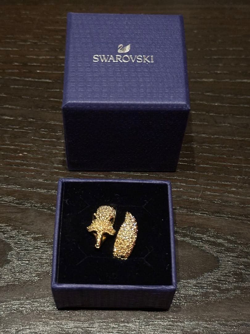 Swarovski フォックスモチーフリング