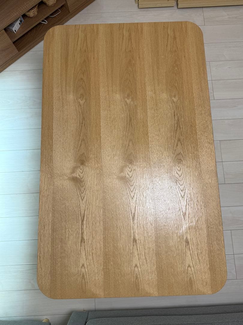 昇降テーブル（ナチュラルカラー）