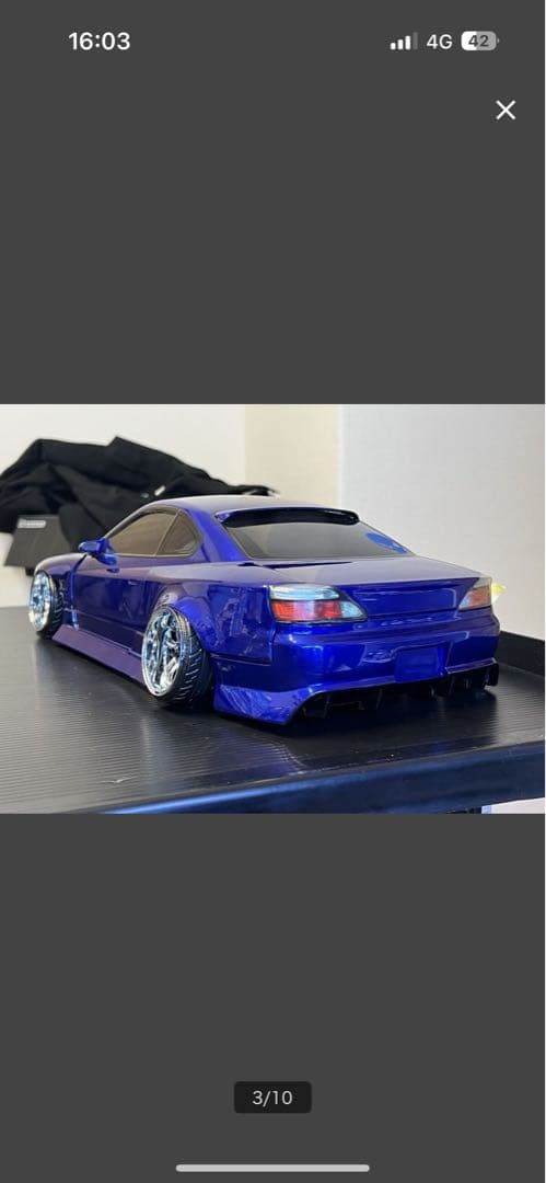 ADDICTION15シルビア 顔面180ラジコンボディー