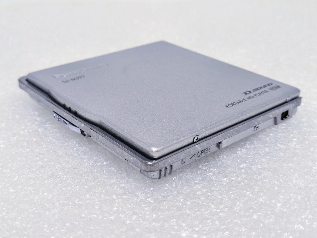 動作確認済】パナソニック ポータブルMDプレーヤー SJ-MJ97 リモコン付