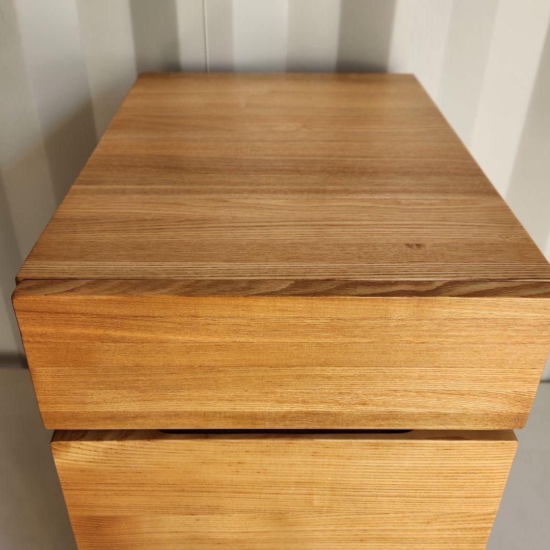 廃盤モデル 無印良品 木製 デスクキャビネット タモ材 ➁