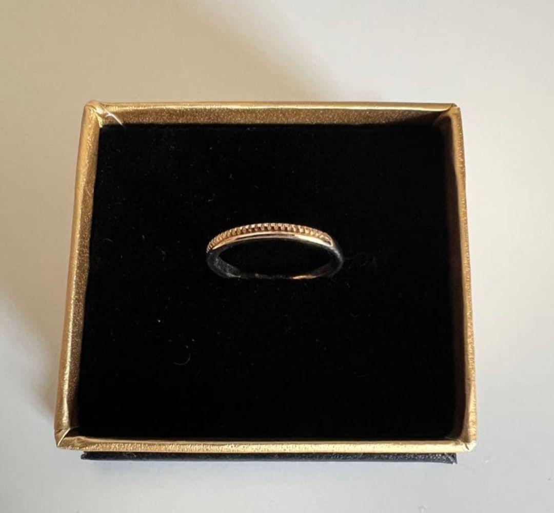 ete K10 イエローゴールド　ピンキーリング　5号　10金