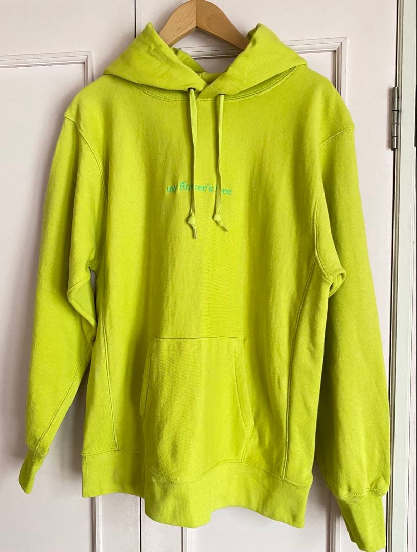 藤井風 my flower's here フーディー M フレッシュグリーン 藤井風グッズ my flower`s here フーディパーカー Mサイズ - メルカリ