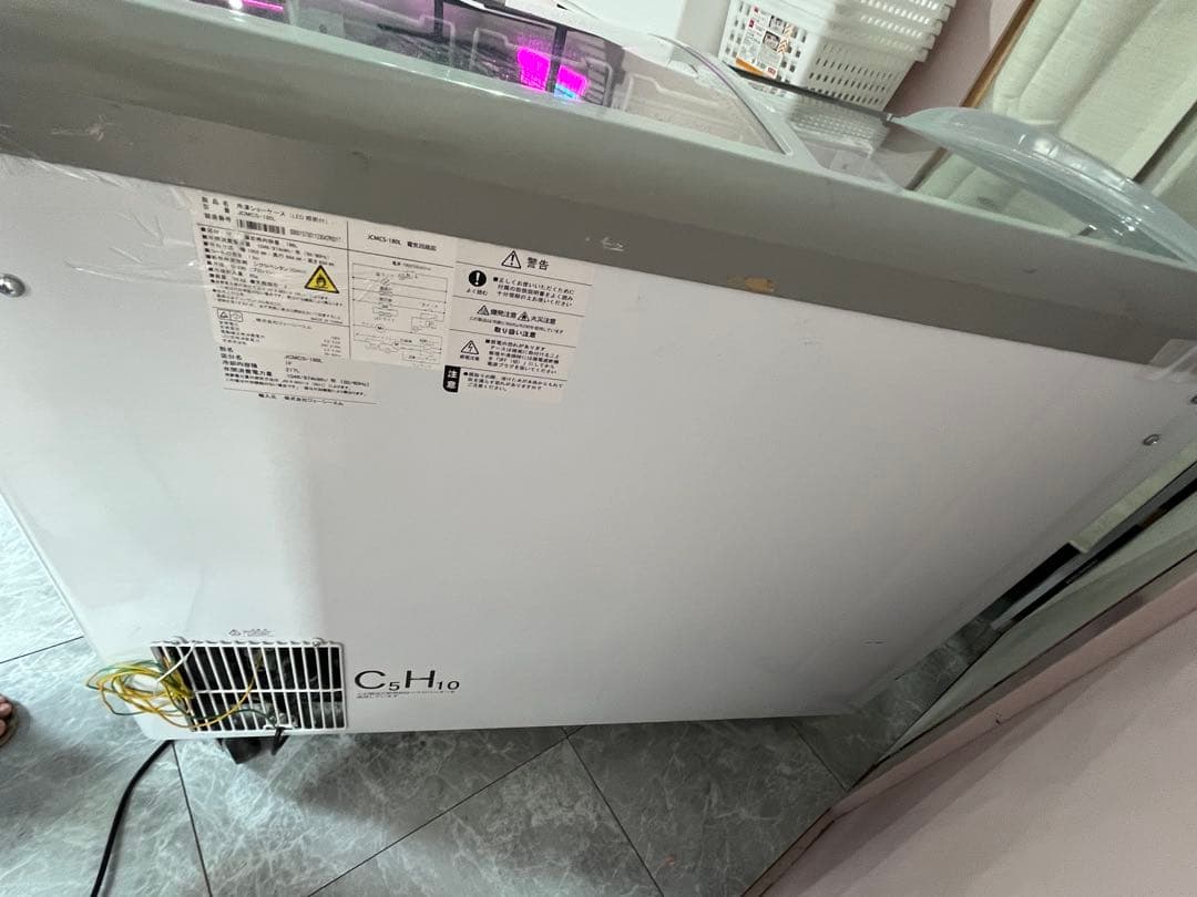 【送料込値下げ】JCM LED付き冷凍庫 186L 美品