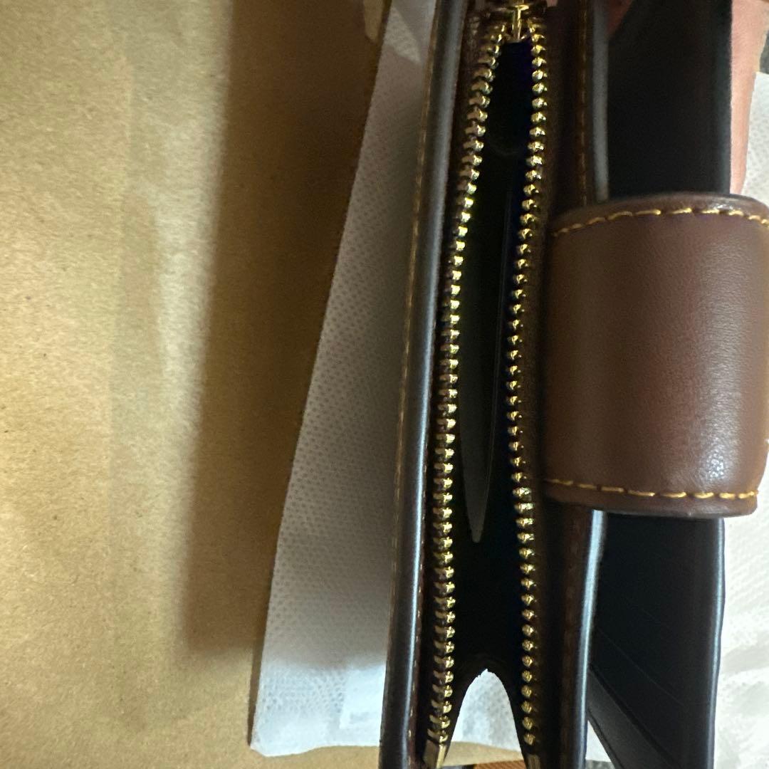 COACH 二つ折り財布 ブラウン キャンバス値下げ可能
