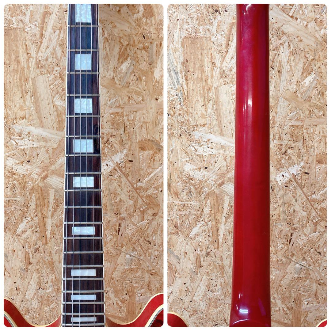 grote セミアコースティックギター　レッド