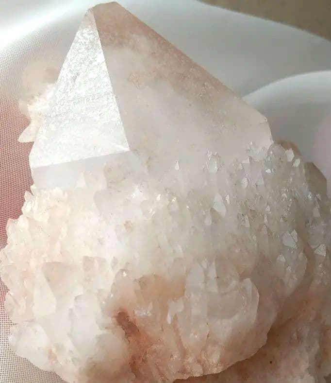 集合的な幸福・繁栄❇️マダガスカル産 ピンクキャンドルクォーツ 大 美クラスター 集合的な幸福・繁栄❇️マダガスカル産 ピンクキャンドルクォーツ 大