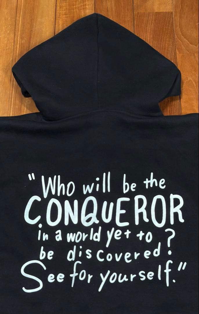 BAND-MAID バンドメイド　CONQUEROR ロゴプルジップパーカー