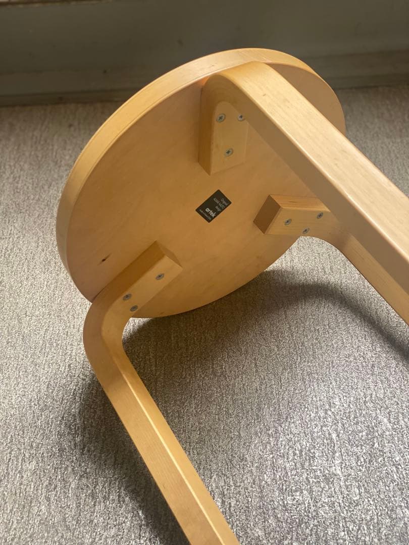 artek　スツール　60　アアルト　三本脚　中古　③