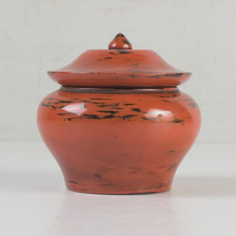 茶道具 青紫園造 根来塗 正倉院御物薬壷形 茶入 共箱