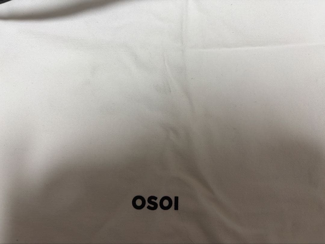 OSOI FOLDER BROT ブラックショルダーバッグ