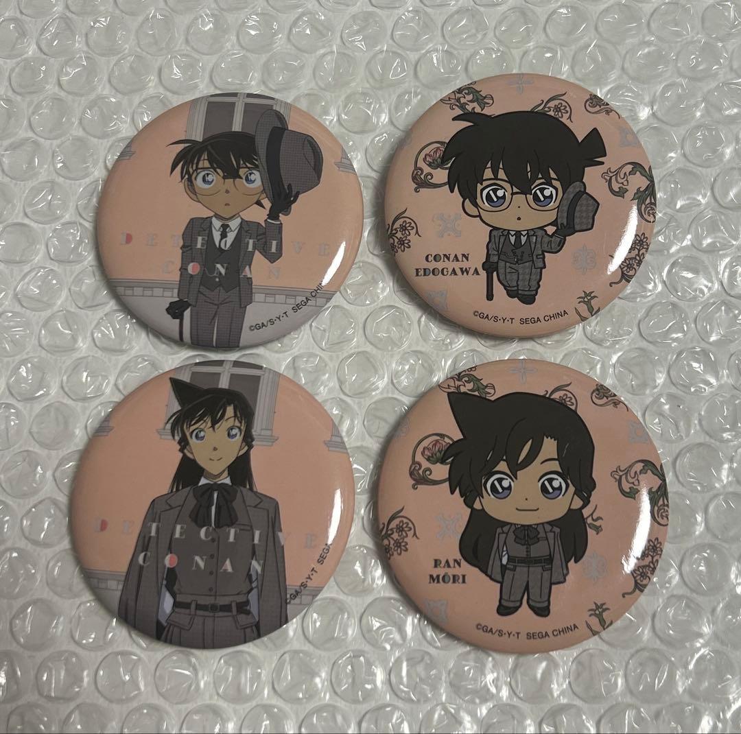 名探偵コナン 江戸川コナン 毛利蘭 缶バッジ - メルカリ