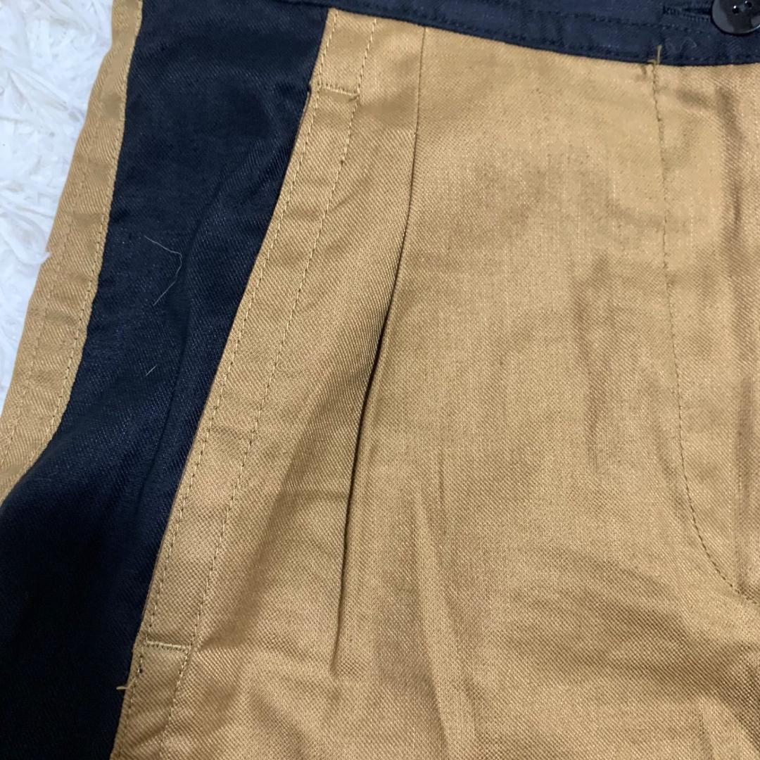 美品✨ドリスヴァンノッテン コットン リネン スカート サイドライン 34