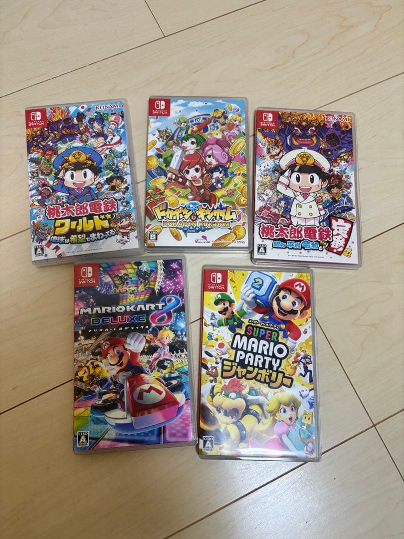 ま*ん様 Nintendo Switch 本体 紫緑Joy-Con ゲームソフト