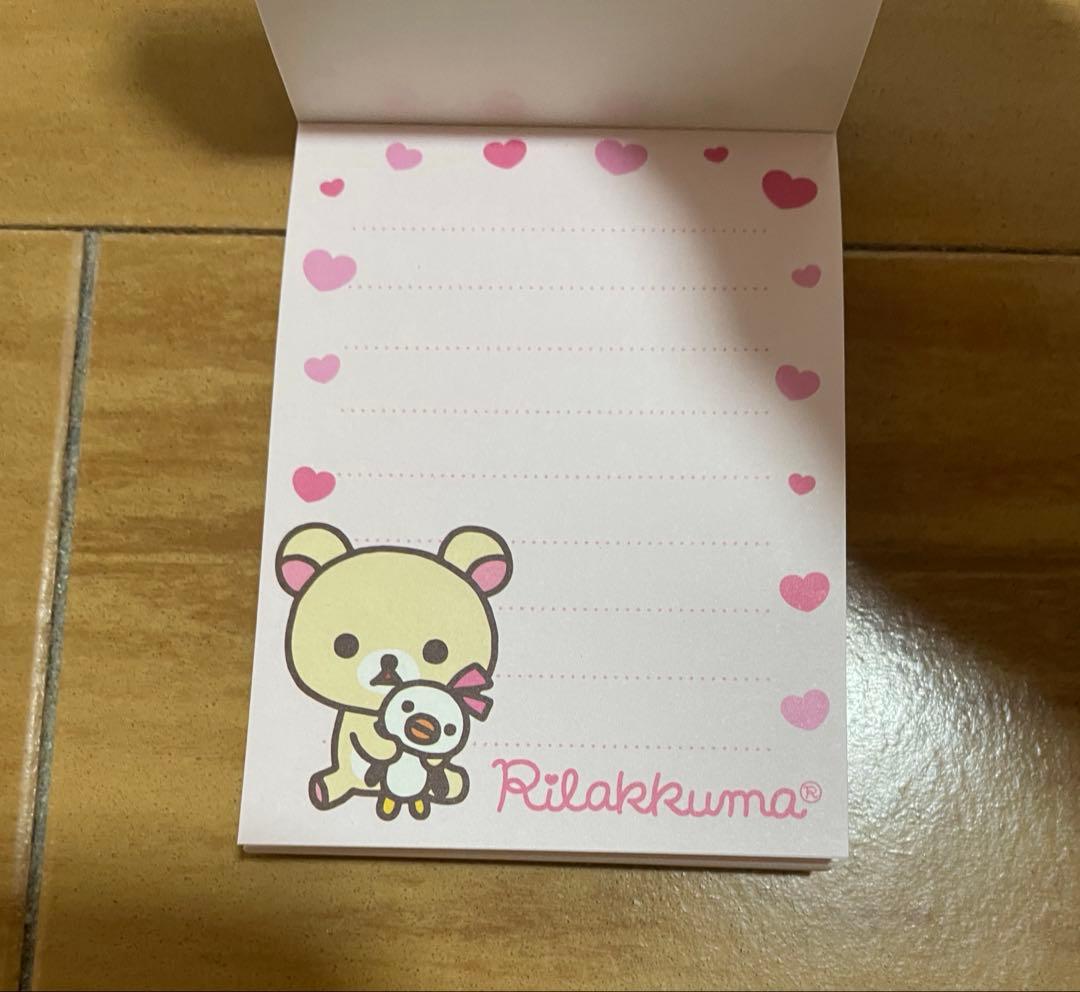 激レア　リラックマ　マスコットホルダー♡メモ帳セット　コリラックマ　☆未使用品☆