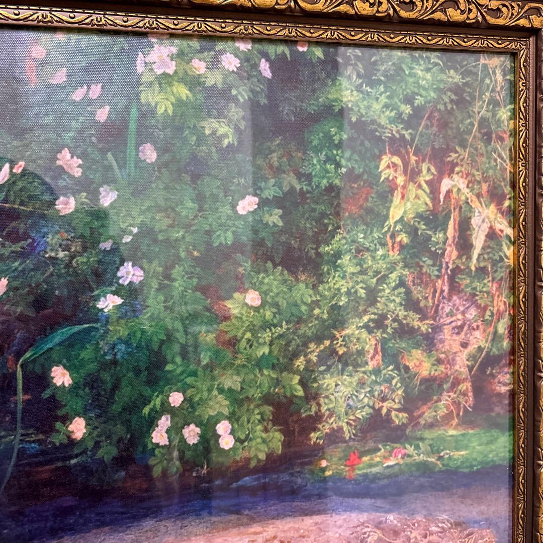 オフィーリア ミレイ　油彩画　額装品　アート