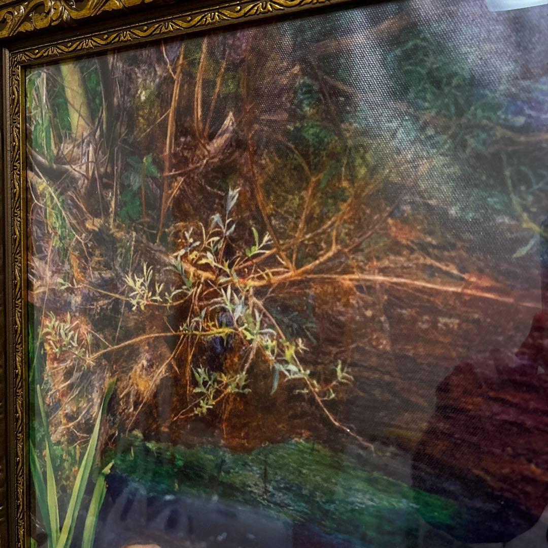 オフィーリア ミレイ　油彩画　額装品　アート