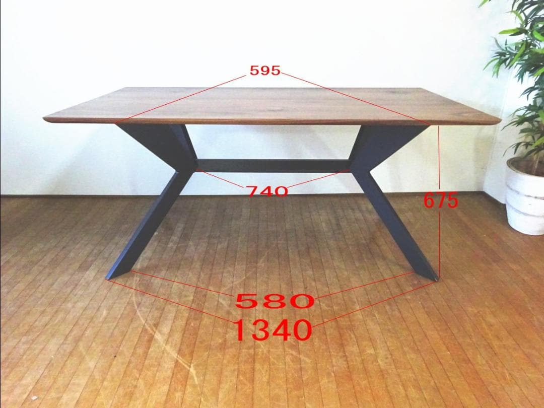 ぴー　FUJIMITSU×マスターウォール　ダイニングテーブル　展示美品