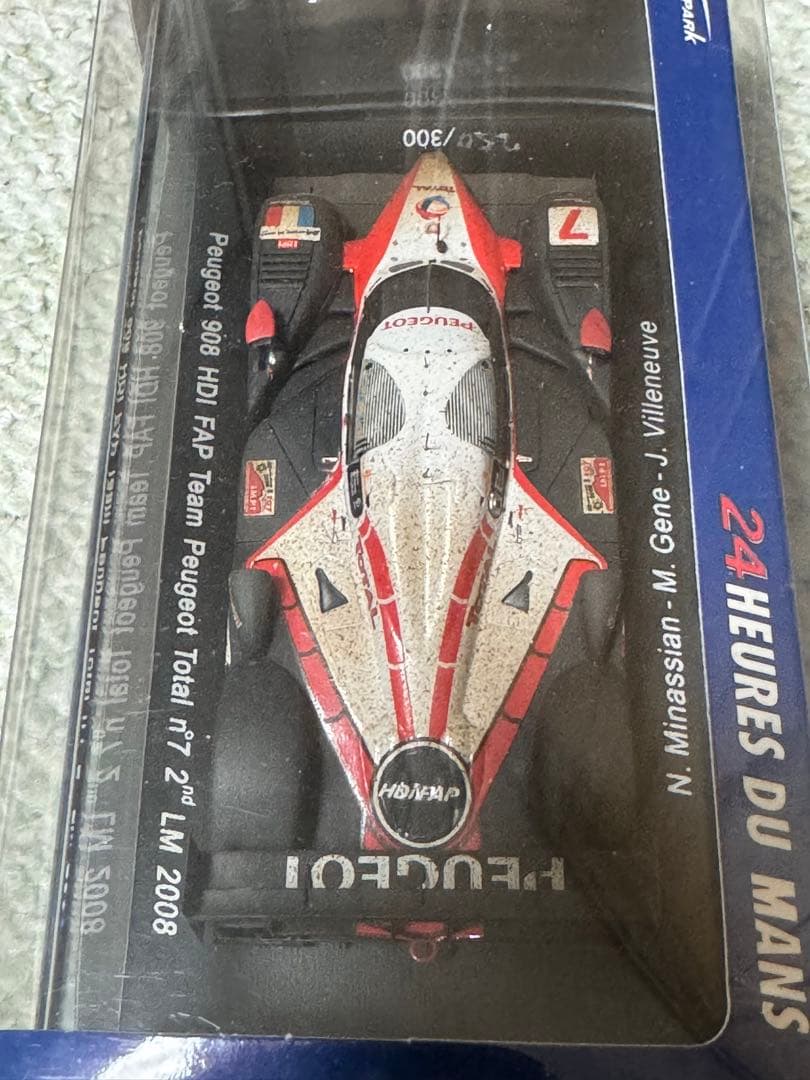 スパーク 1/43 プジョー 908 HDI FAP 限定 ウェザリング仕様