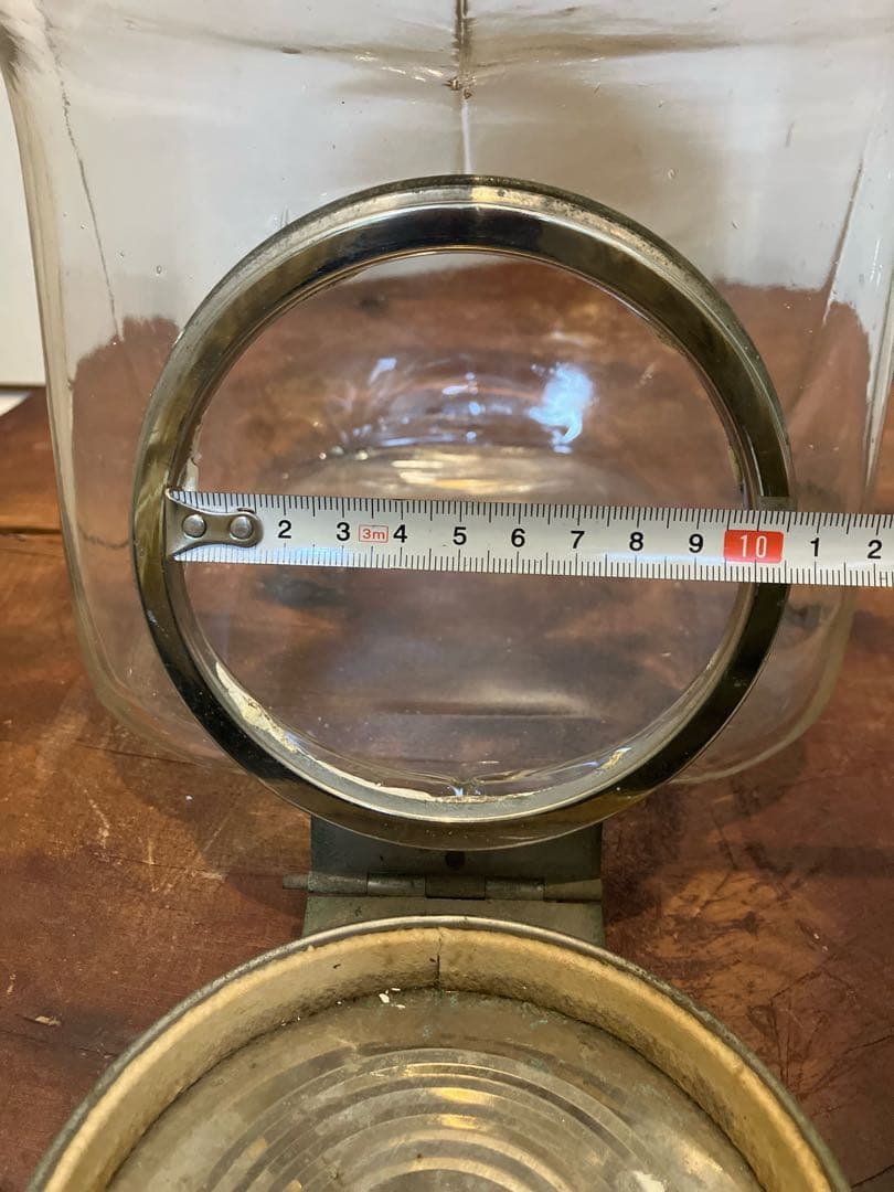 存在感抜群！アルミ開閉蓋付きの煙草陳列用ガラス瓶◇たばこ瓶◇