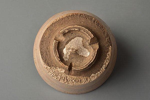 k522 【名品！萩の七化け】茶道具 古萩筒茶碗 煎茶道具