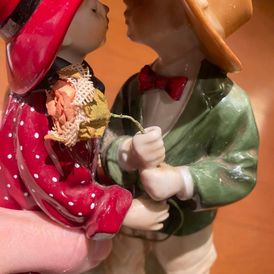 【希少品】キムアンダーソン 小さな恋人たち 陶器