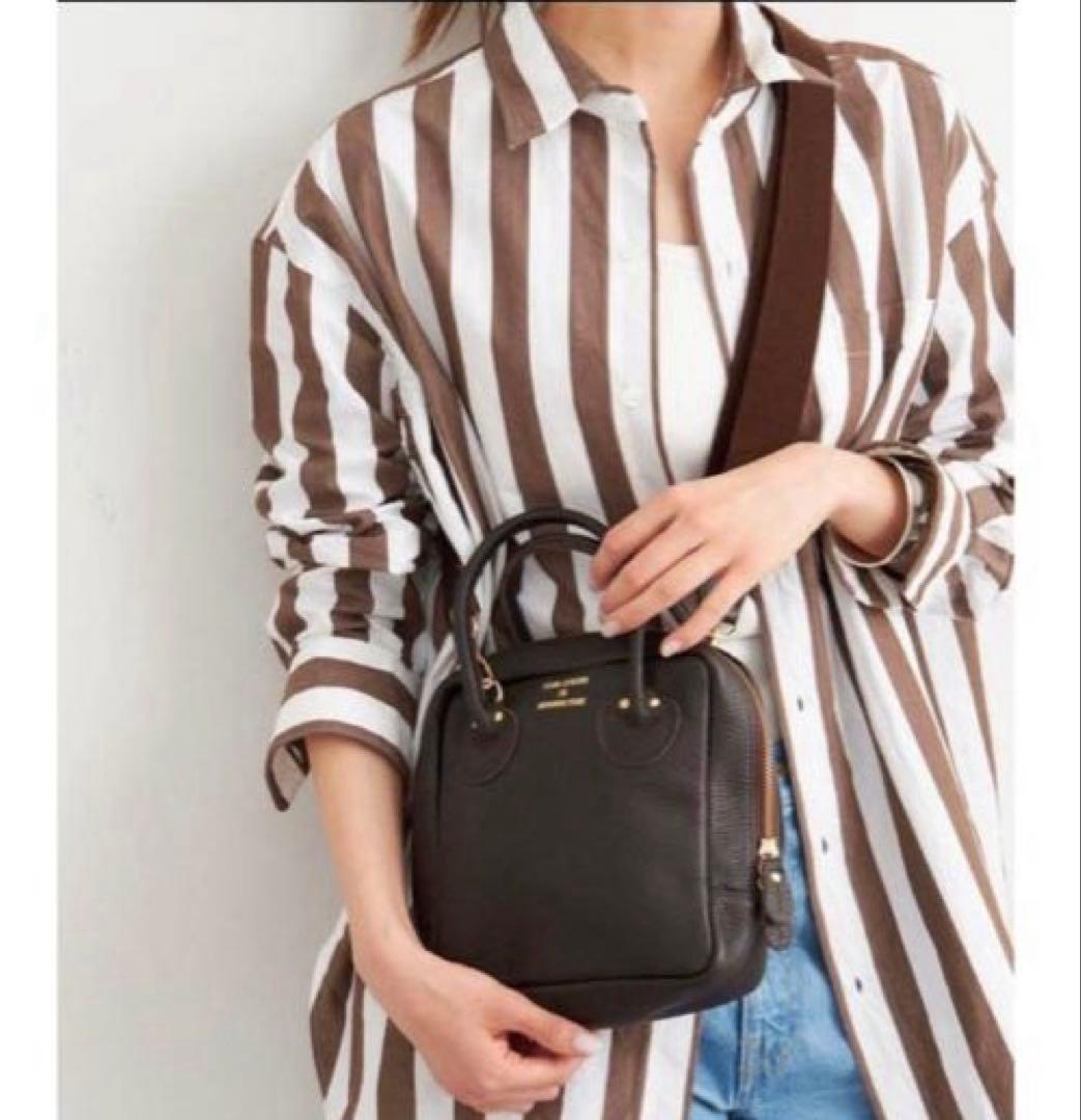 ヤングアンドオルセン ☆フレームワーク別注 ボトルバッグ ☆ブラウン