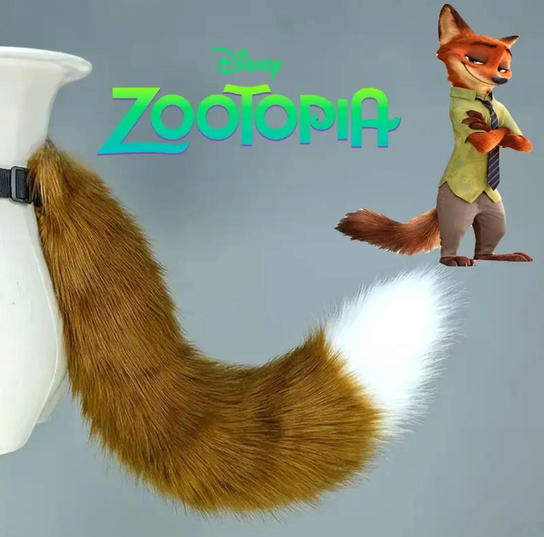 新品】ハロウィン dハロ きつね しっぽ ニック ズートピア 尻尾 - メルカリ